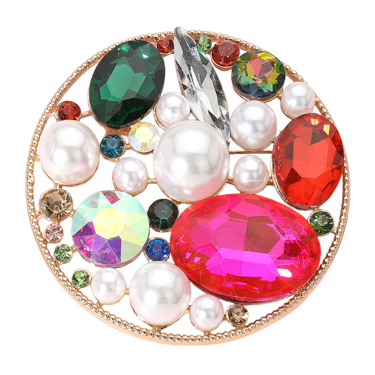 Mosaic Luxe Brooch