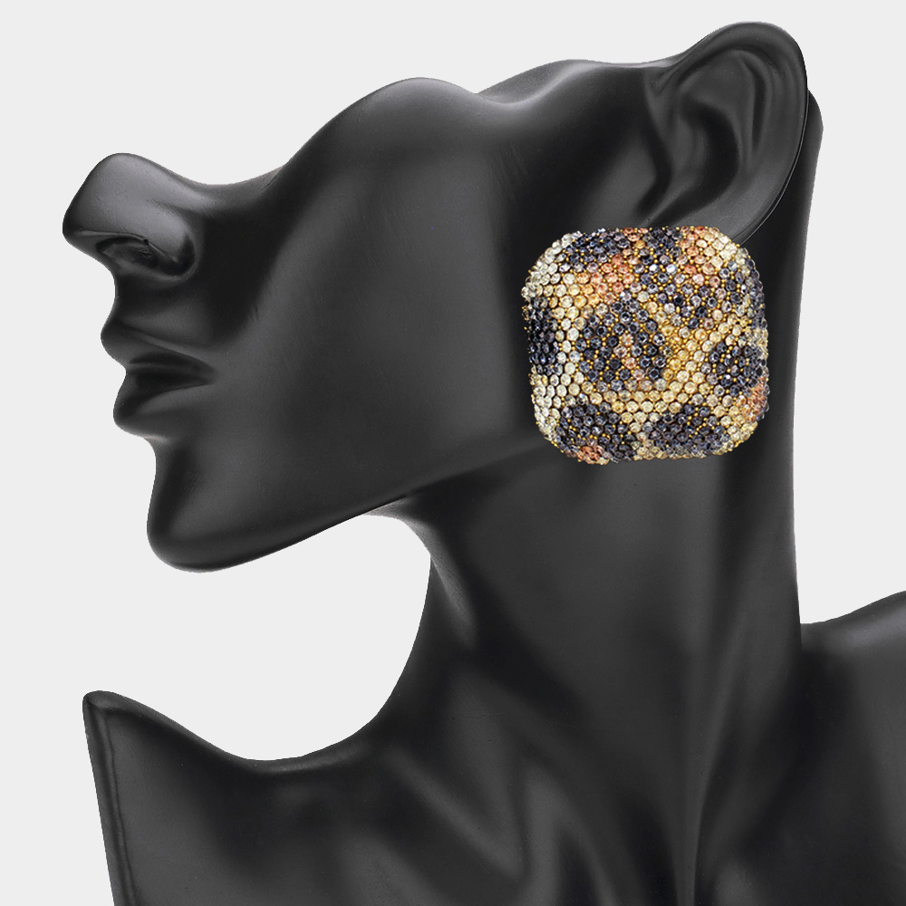 Leopard Luxe Studs
