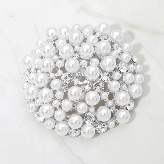Pearl Royale Brooch