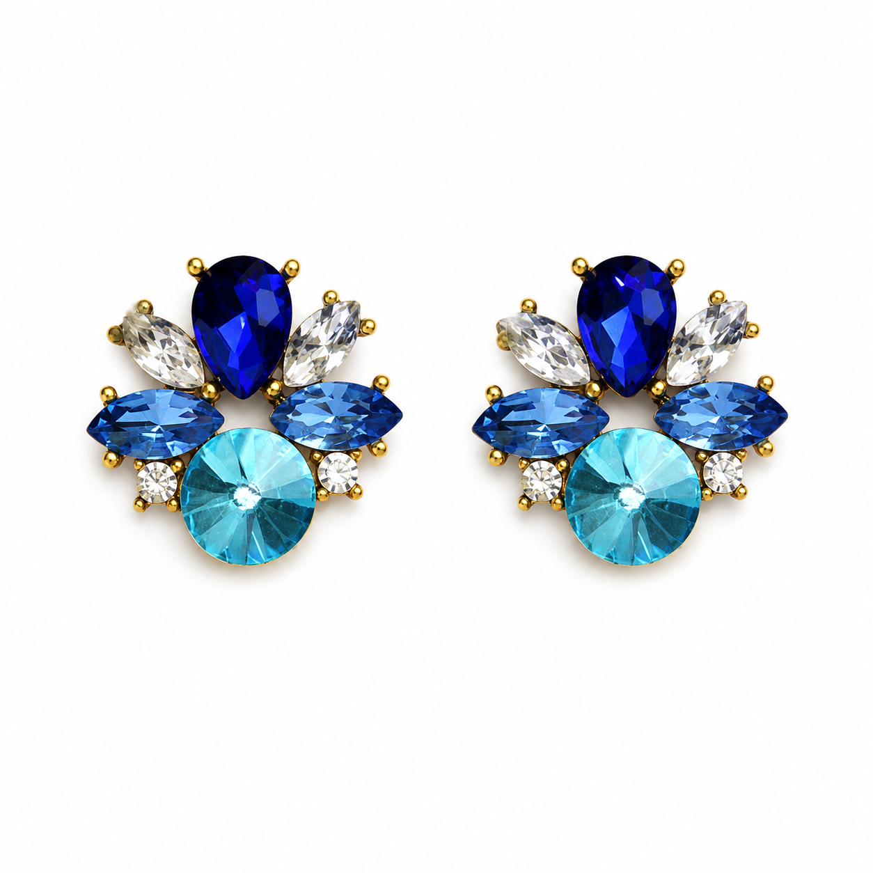 Blue Royalty Studs
