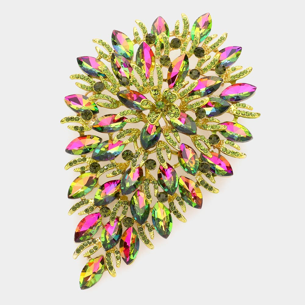 Color Burst Queen Brooch